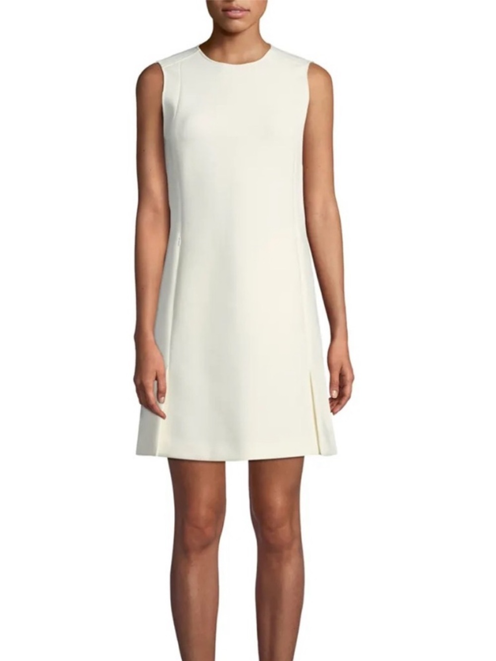 Theory White shift dress
